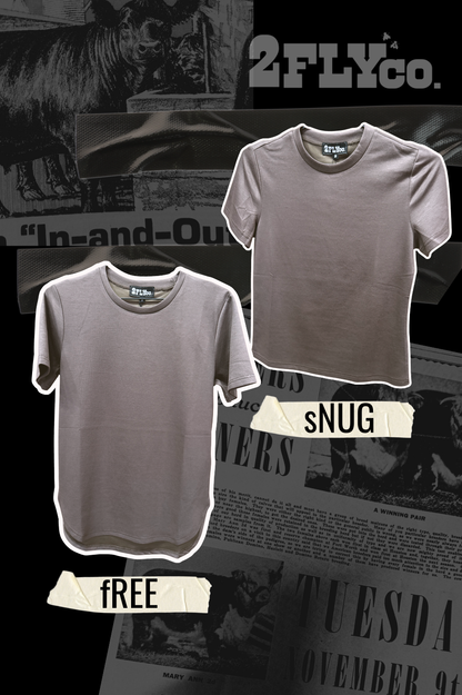BASIC SNUG TEE *MOCHA