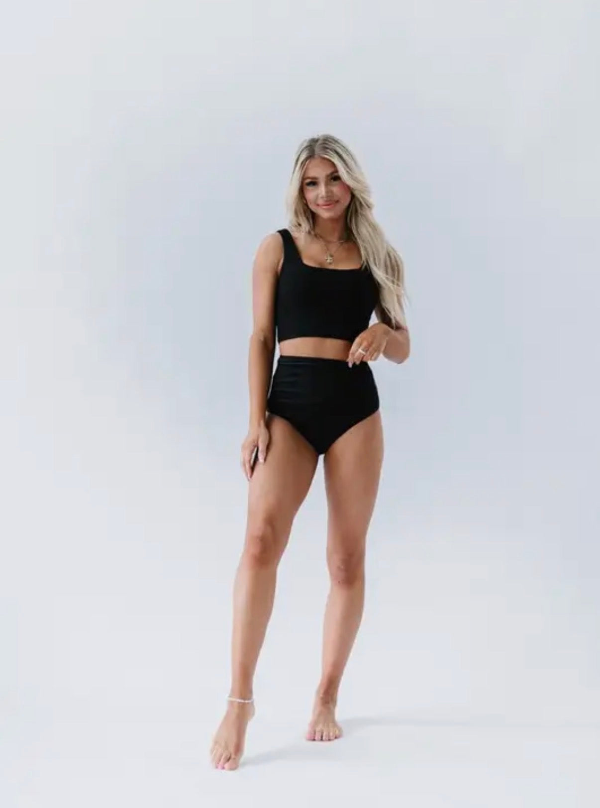 High waist swimsuit