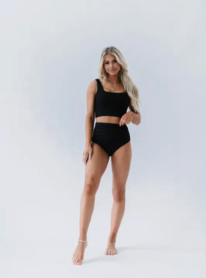 High waist swimsuit