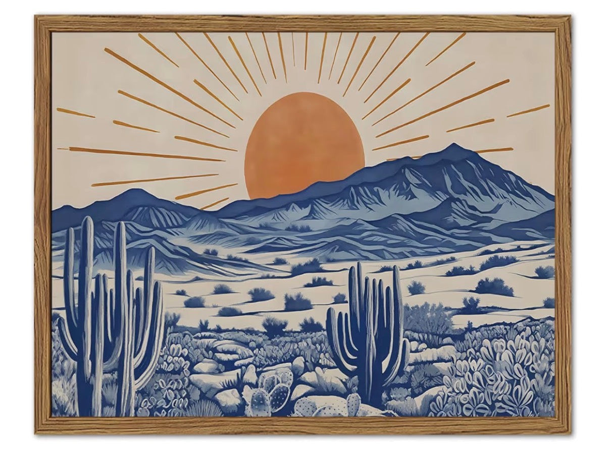 Desert sky wall art