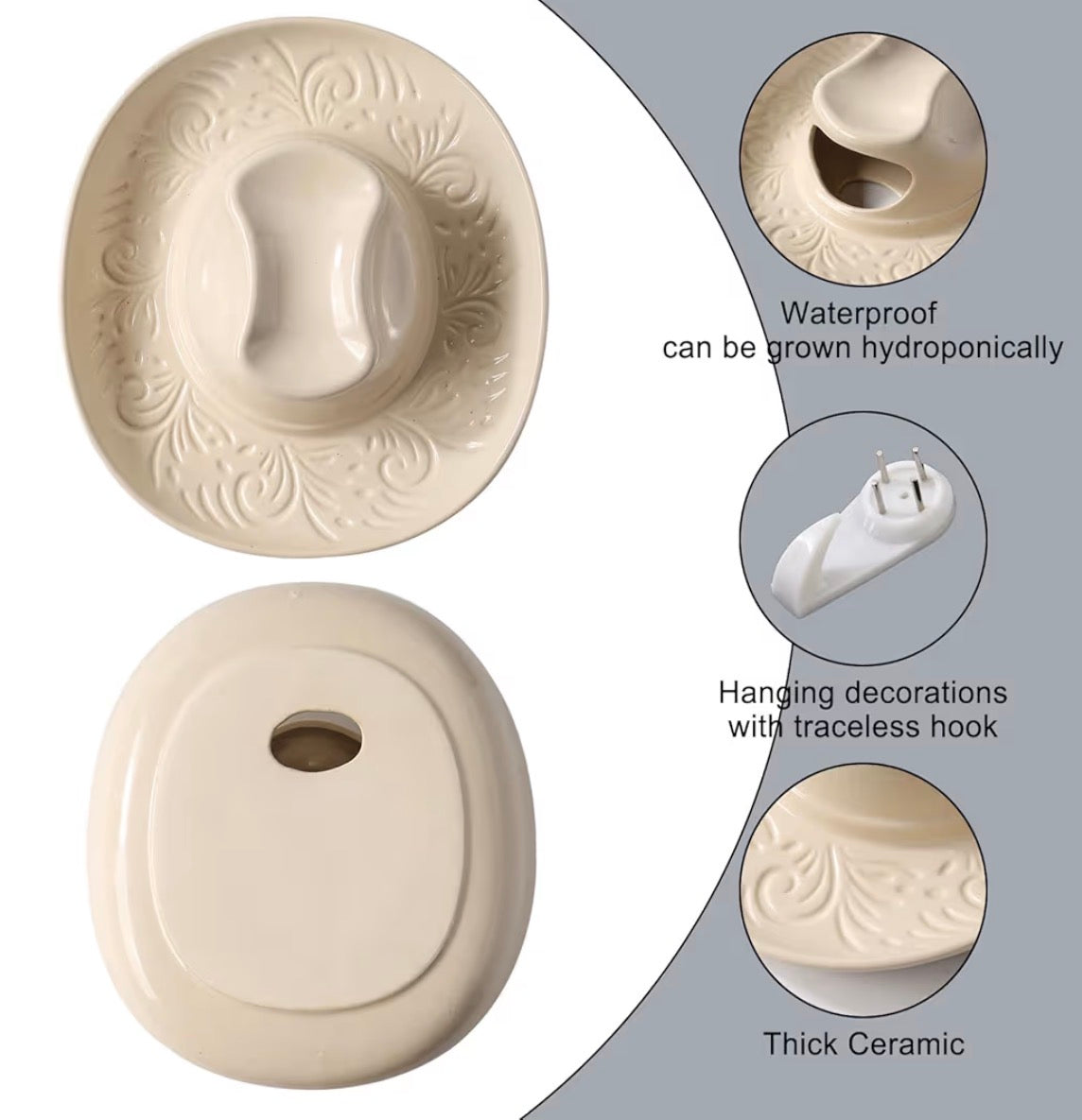 Cowboy hat wall decor