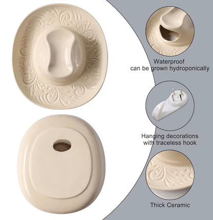 Cowboy hat wall decor