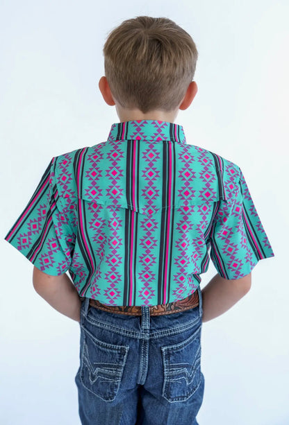 Southwestern button down