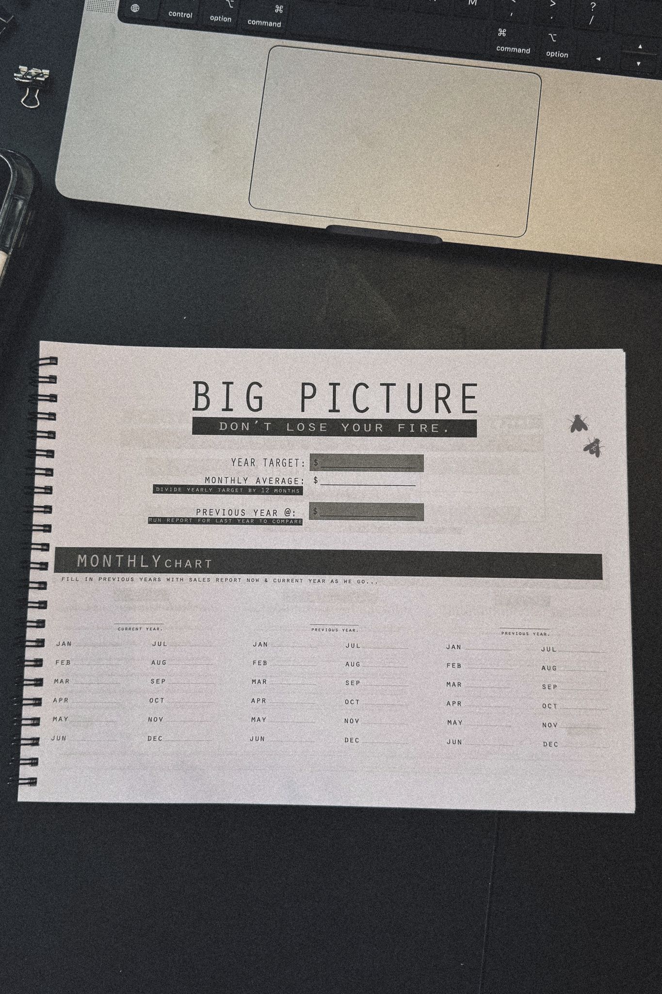 ON THE FLY PLANNER